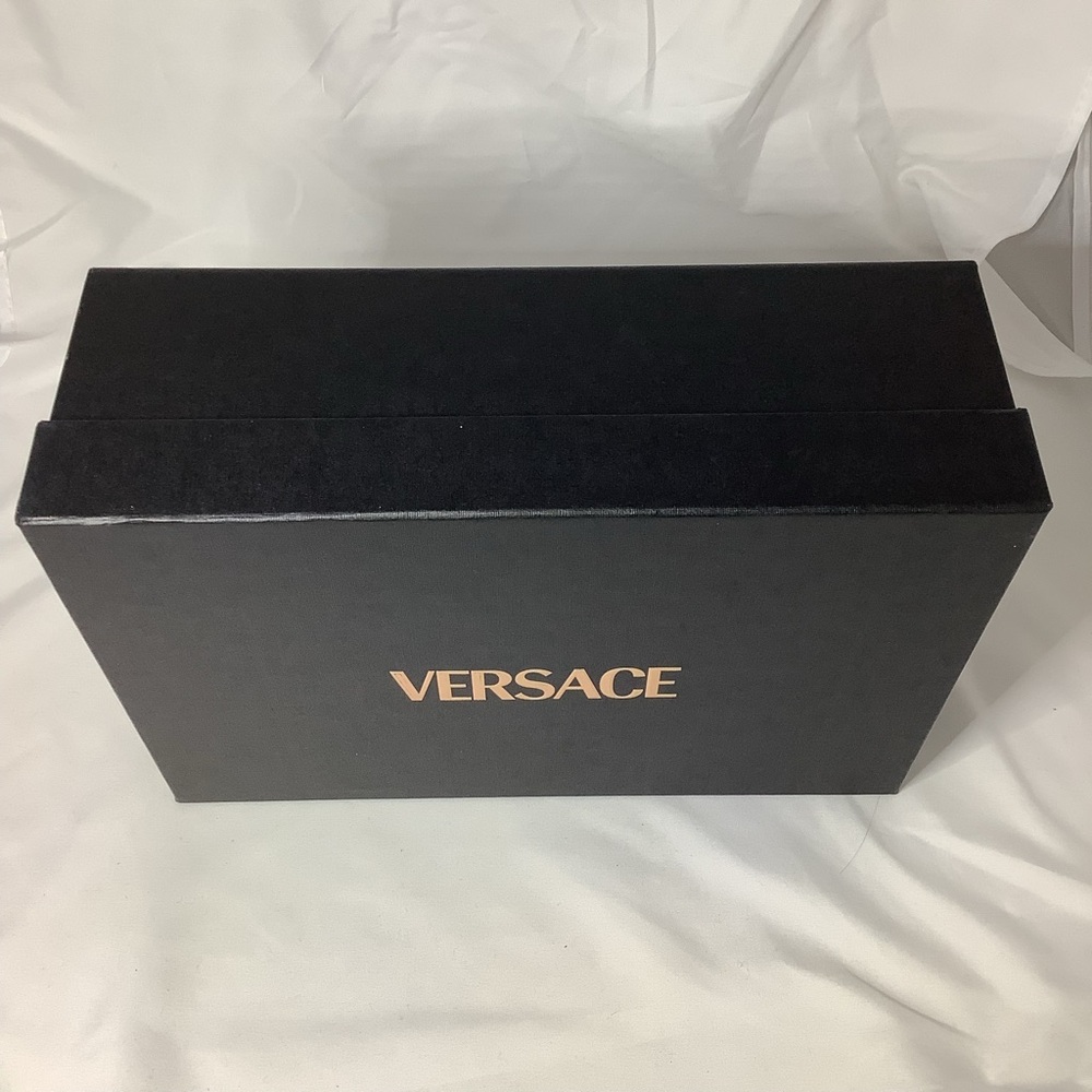 Versace Empty Black Gift Box with Gold Lettering - Picture 2 of 11